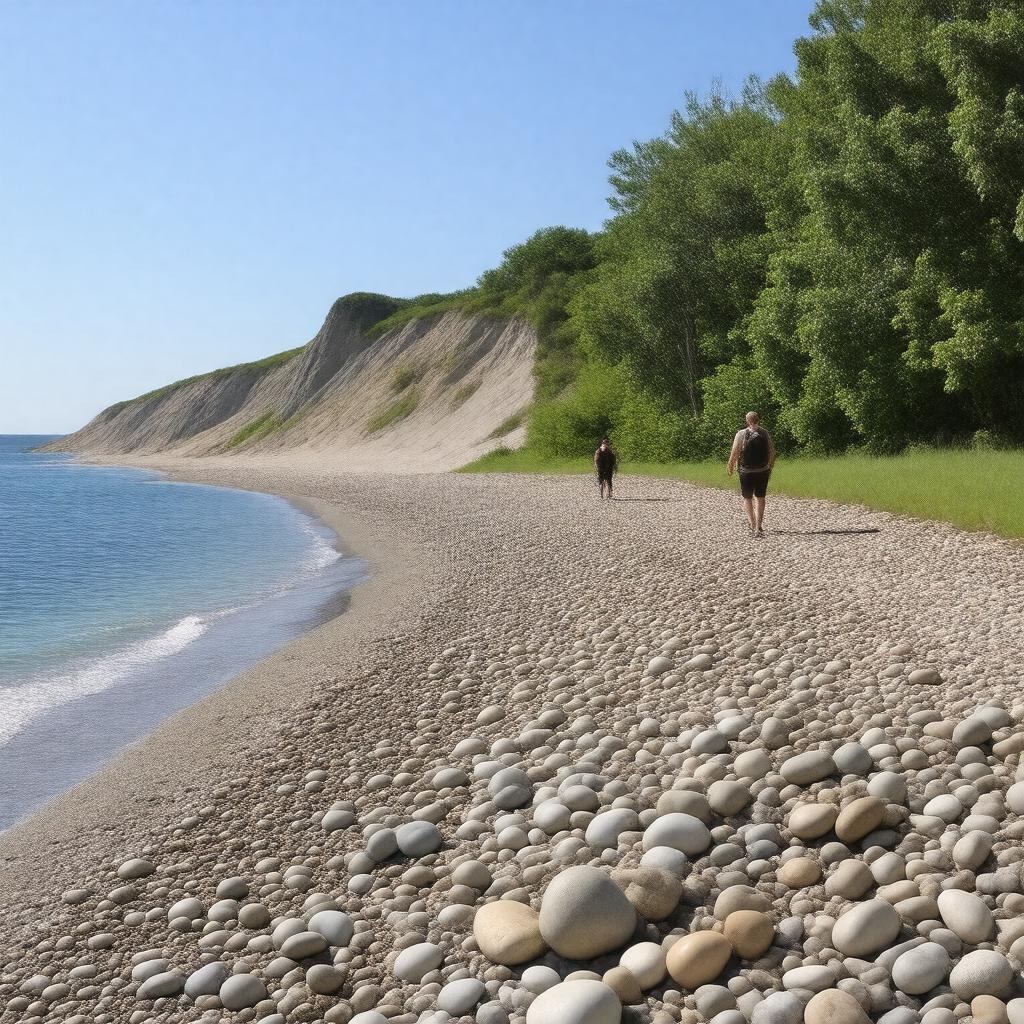 Click to view larger image AI-created image of Petoskey State Park