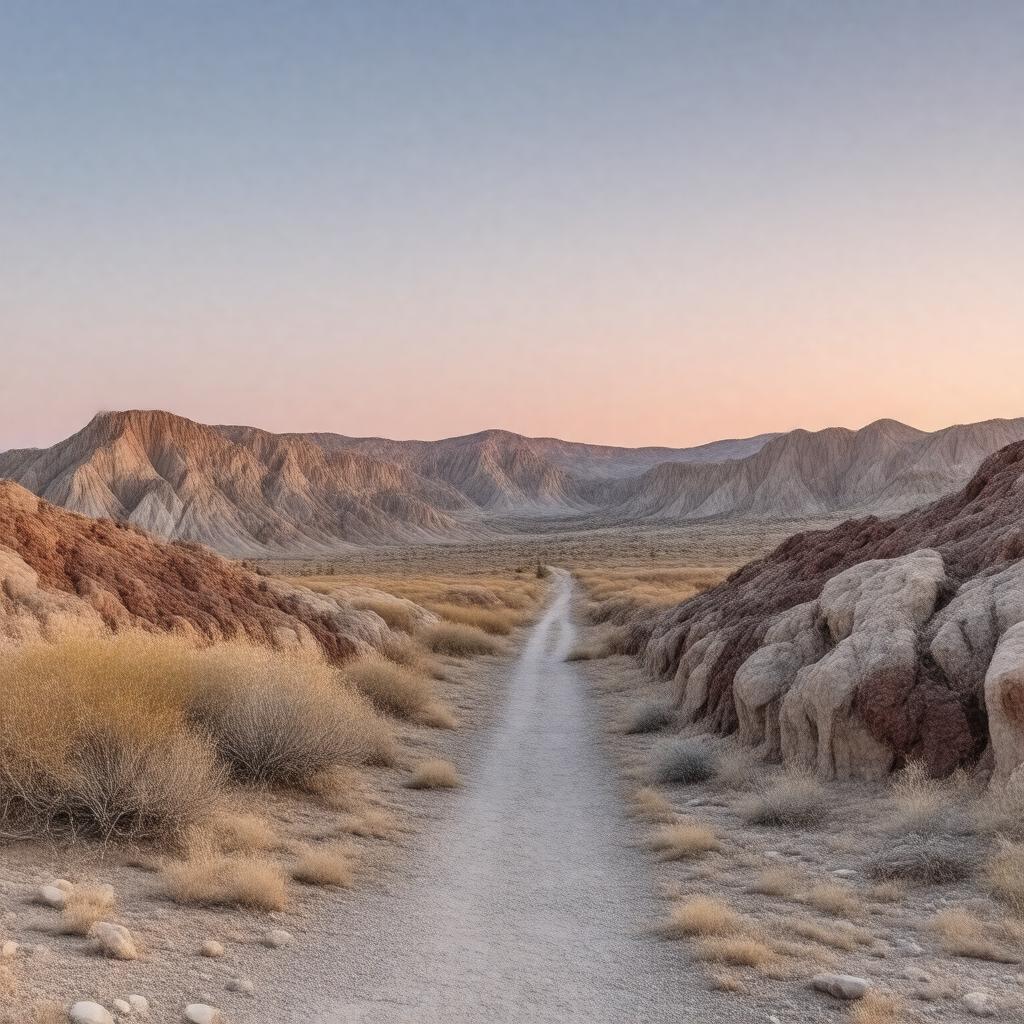 AI-created image of Petrified Forest