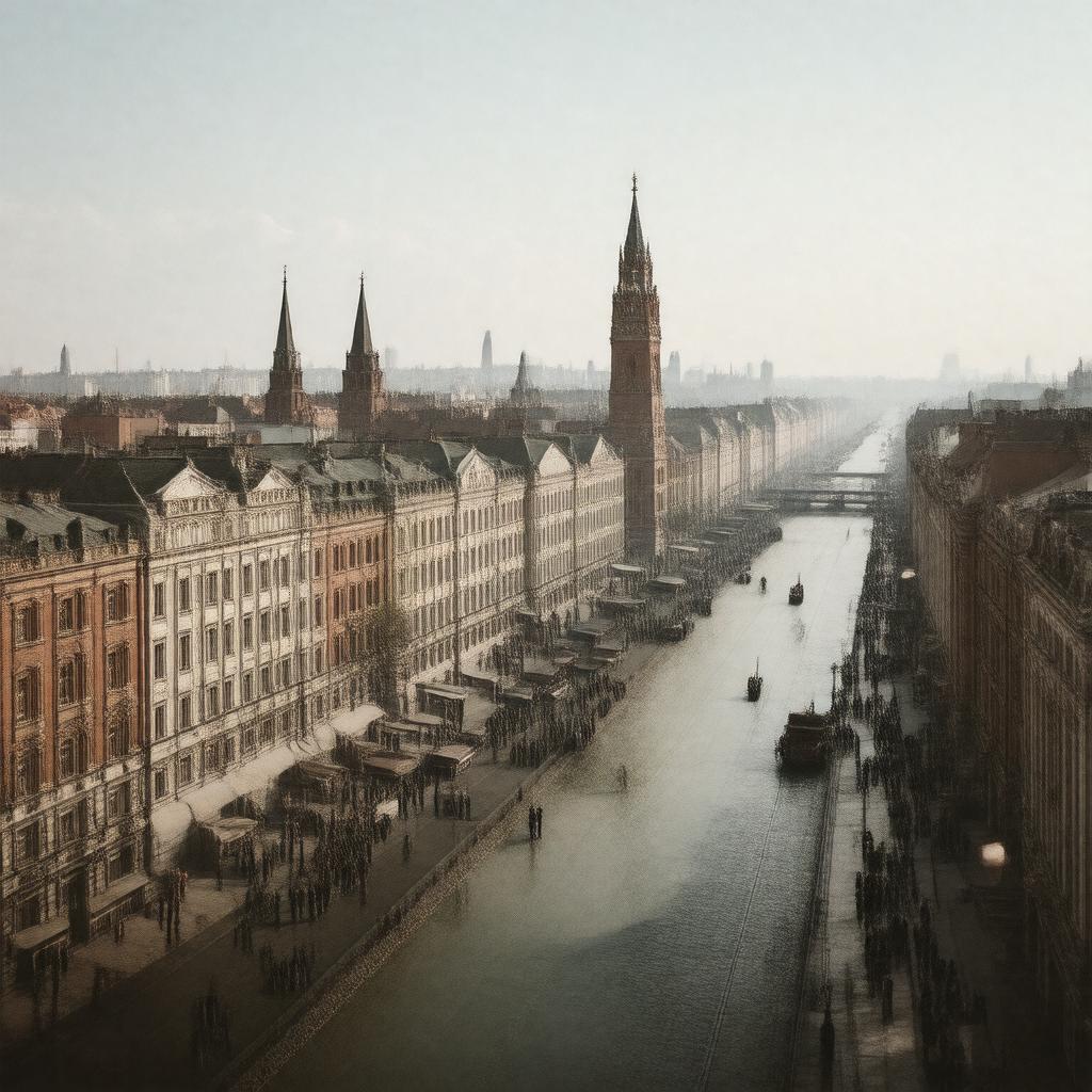 AI-created image of Petrograd