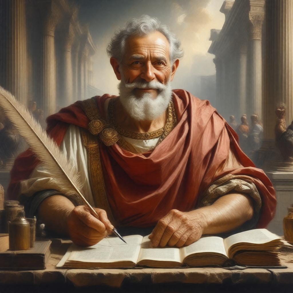 Click to view larger image AI-created image of Petronius