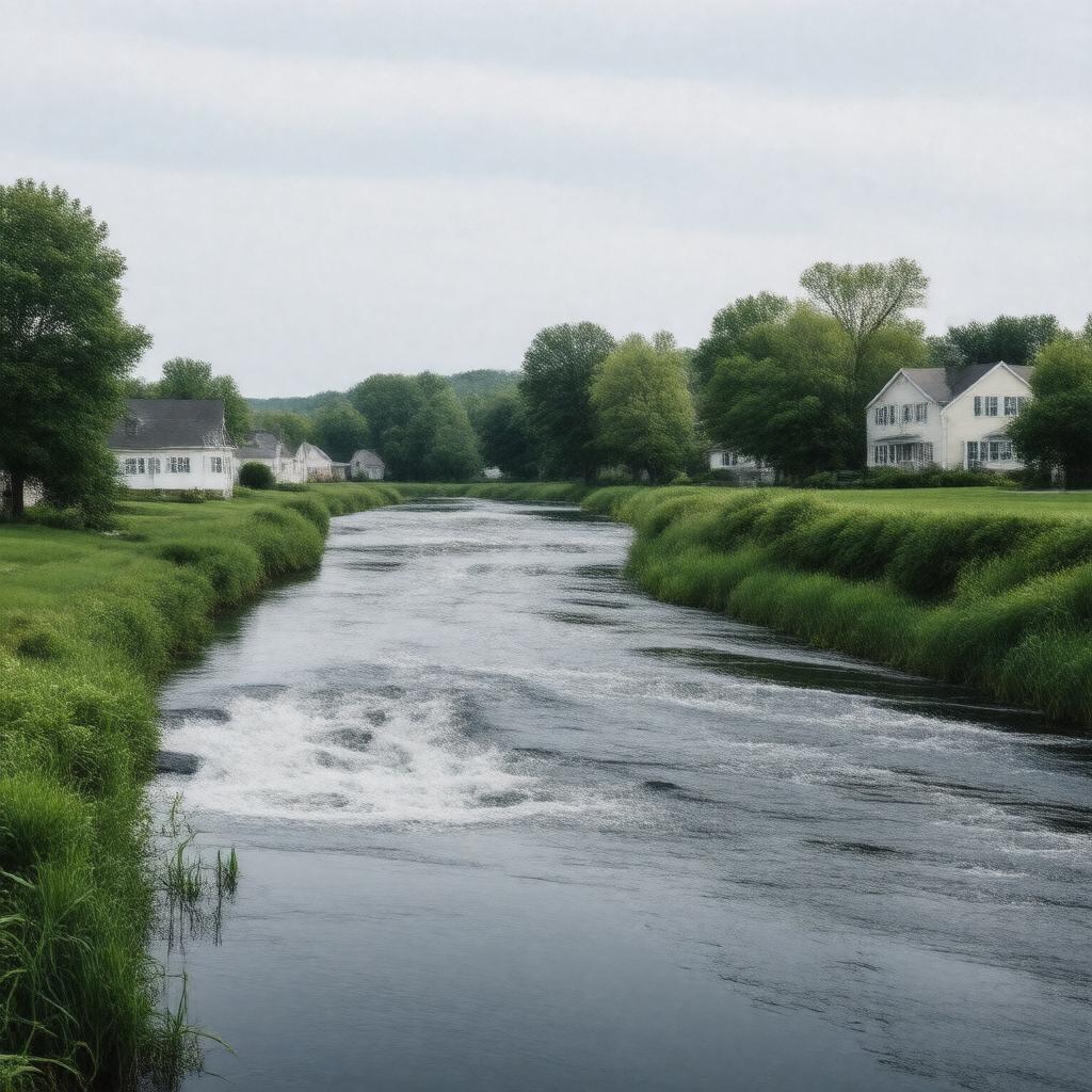 AI-created image of Pettaconsett River