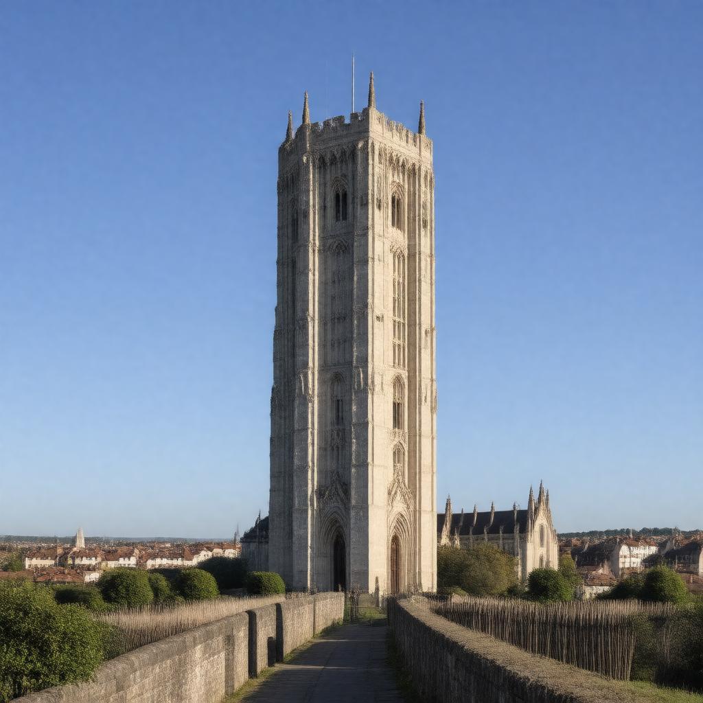 AI-created image of Pey Berland Tower