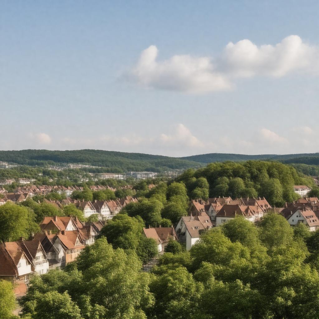 AI-created image of Pfaffengrund