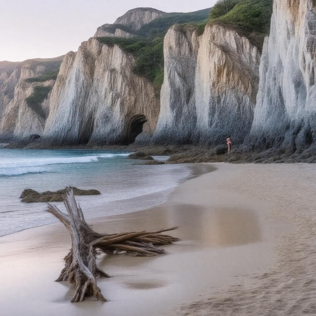 AI-created image of Pfeiffer Beach