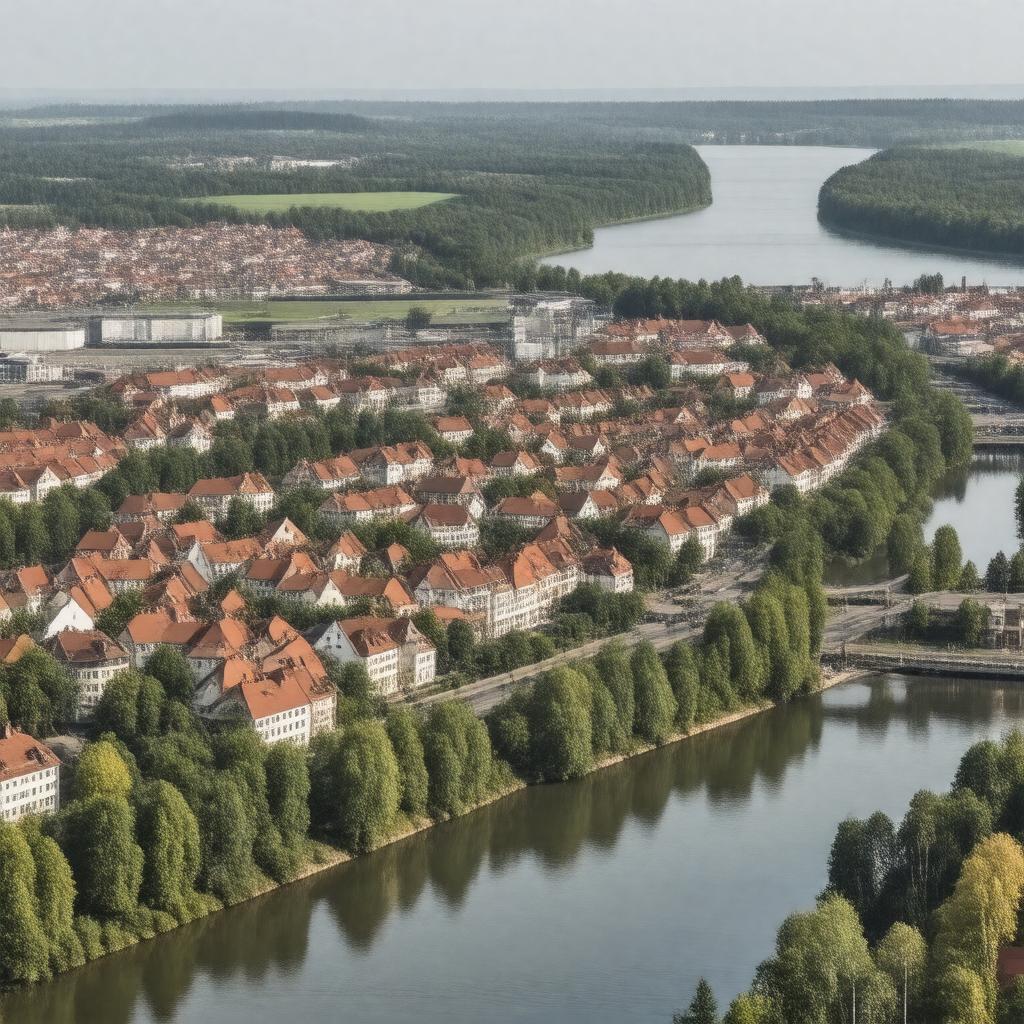 Click to view larger image AI-created image of Pforzheim