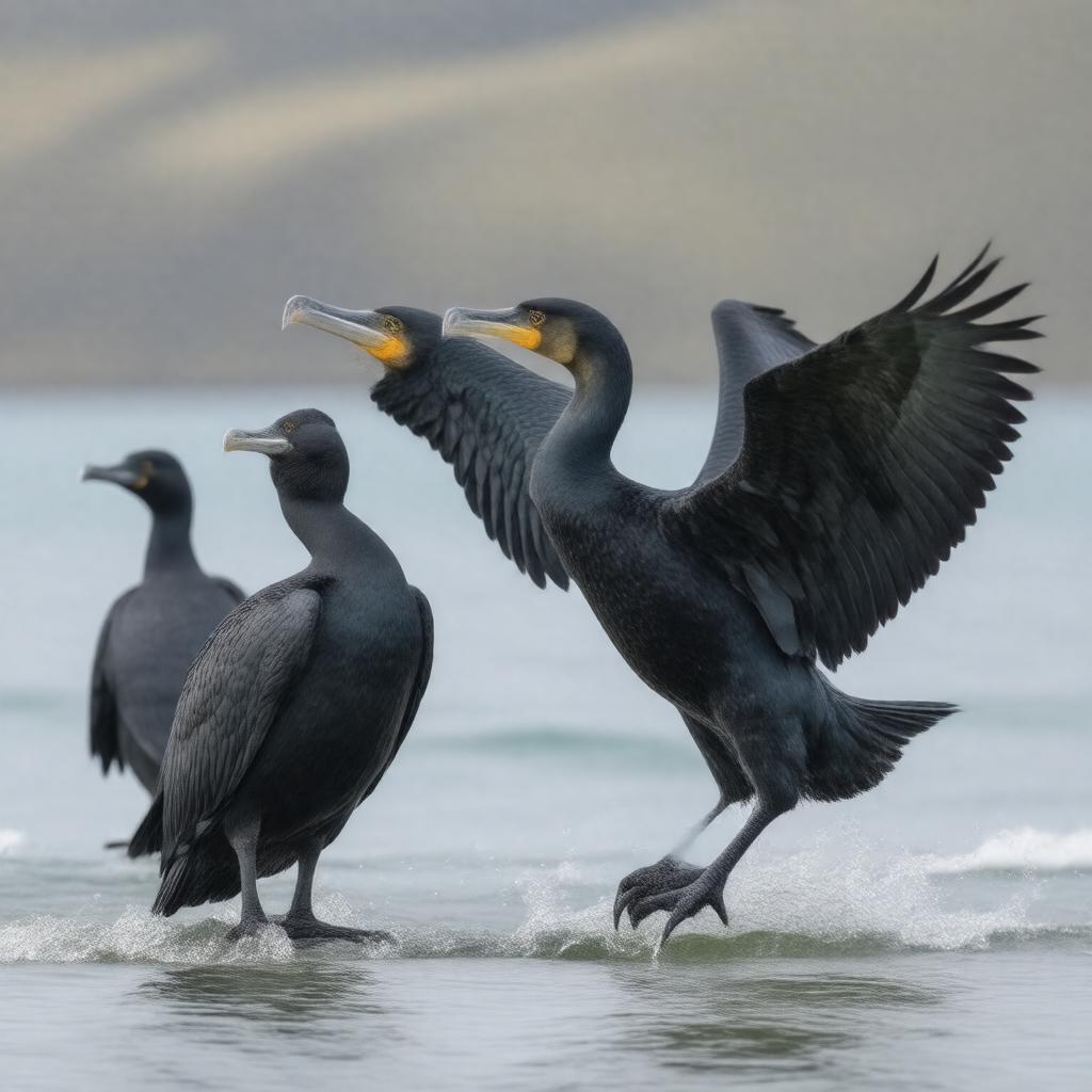 AI-created image of Phalacrocoracidae
