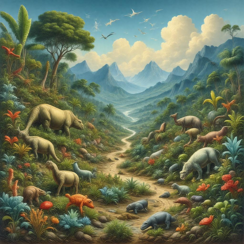 Click to view larger image AI-created image of Phanerozoic