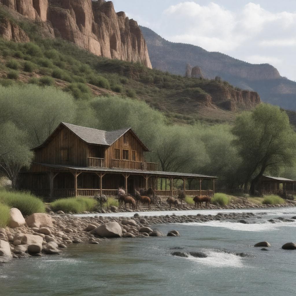 AI-created image of Phantom Ranch
