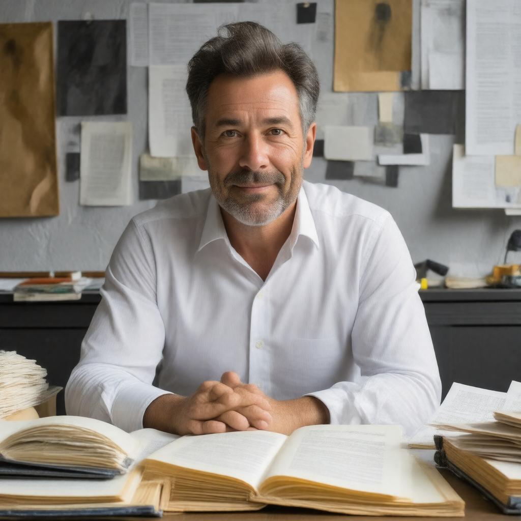 AI-created image of Phelim McDermott