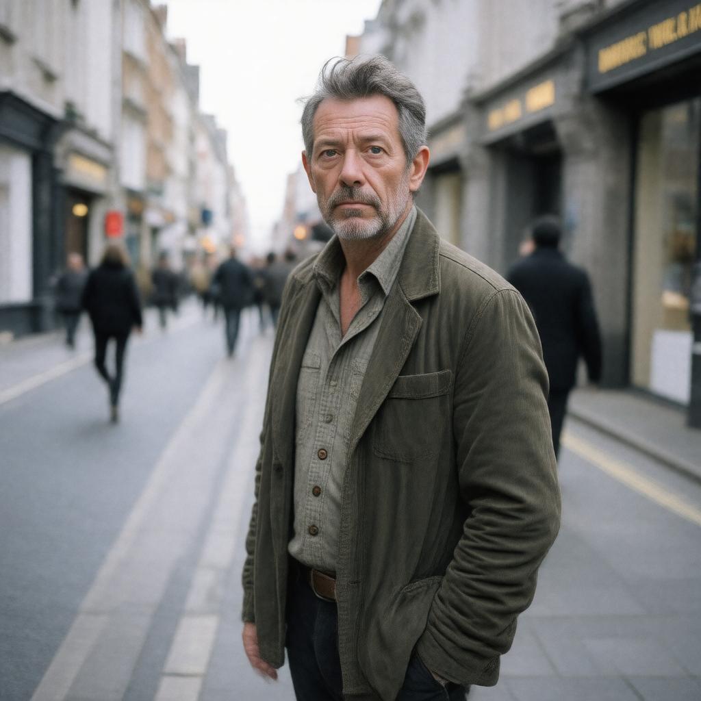 AI-created image of Phil Daniels