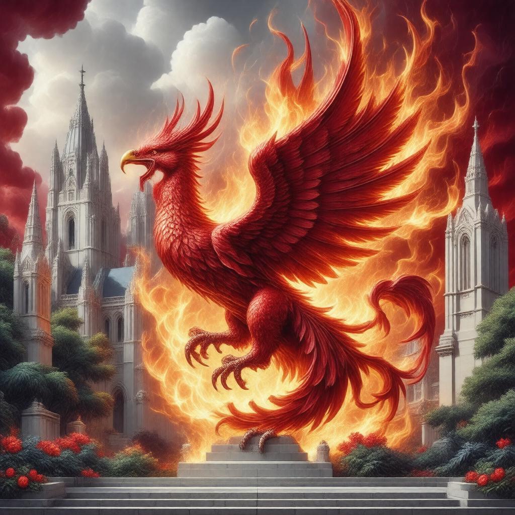 Click to view larger image AI-created image of Phil the Phoenix
