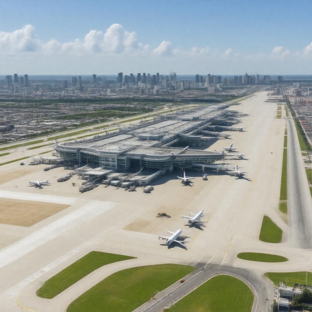 AI-created image of Philadelphia International Airport
