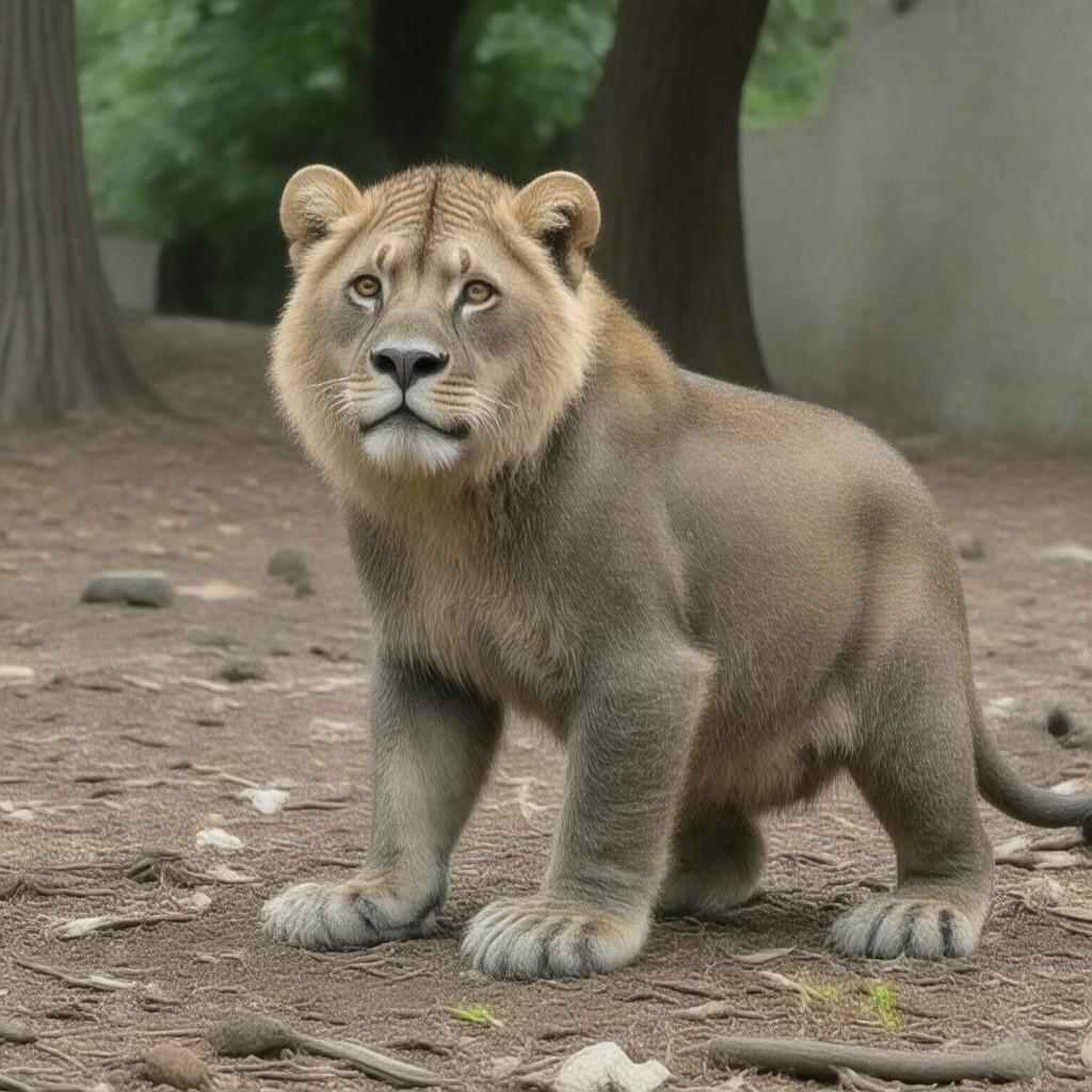 AI-created image of Philadelphia Zoo
