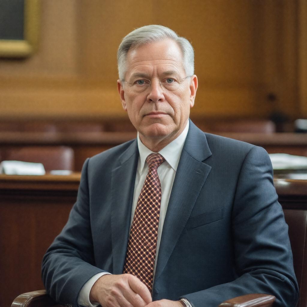 AI-created image of Philip Baruth