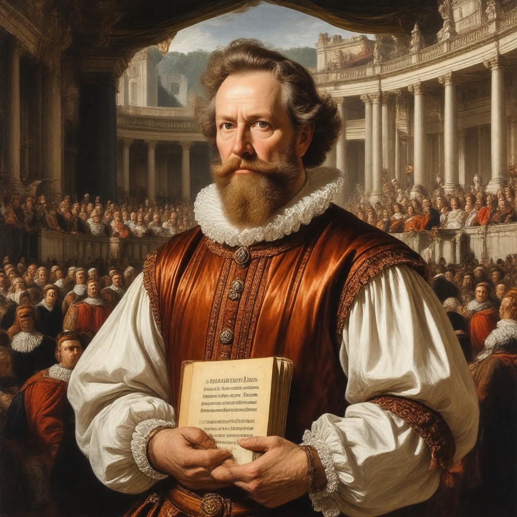 AI-created image of Philip Henslowe