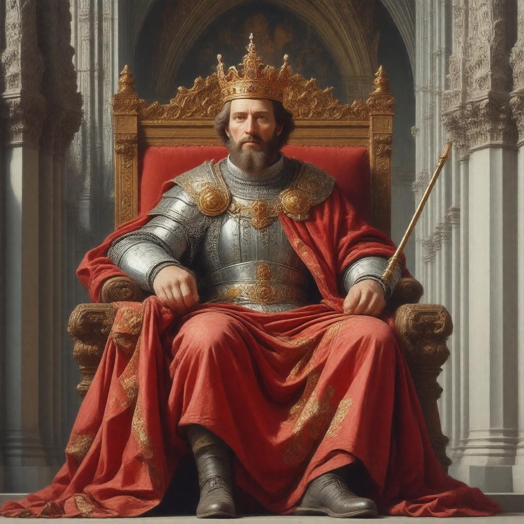 AI-created image of Philip III of France
