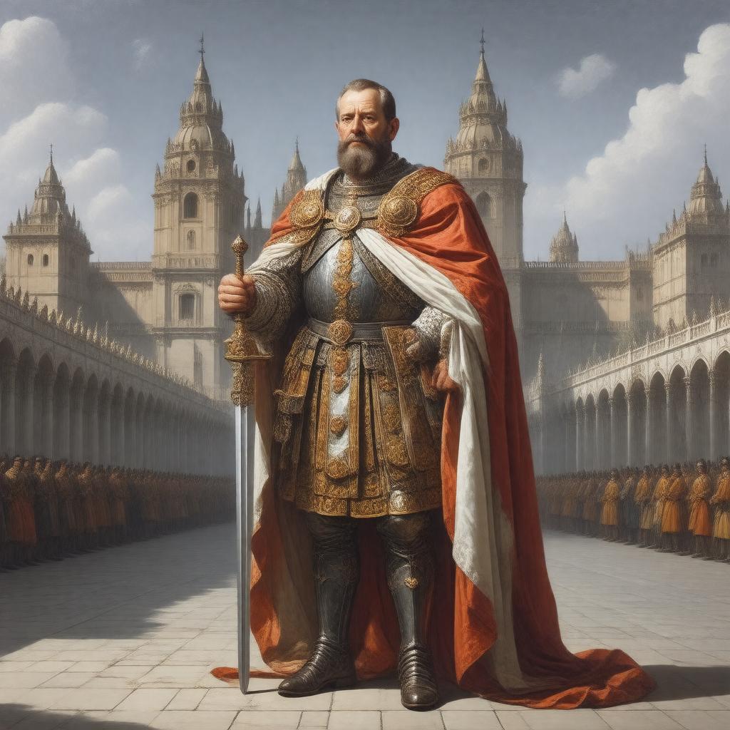 AI-created image of Philip II of Spain