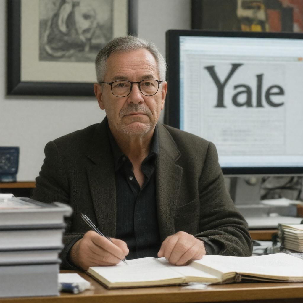 AI-created image of Philip Kennicott