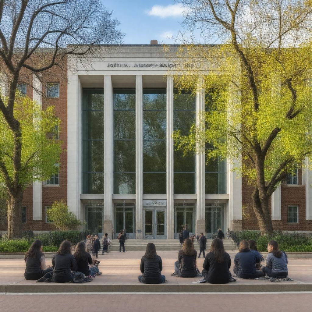 AI-created image of Philip Merrill College of Journalism