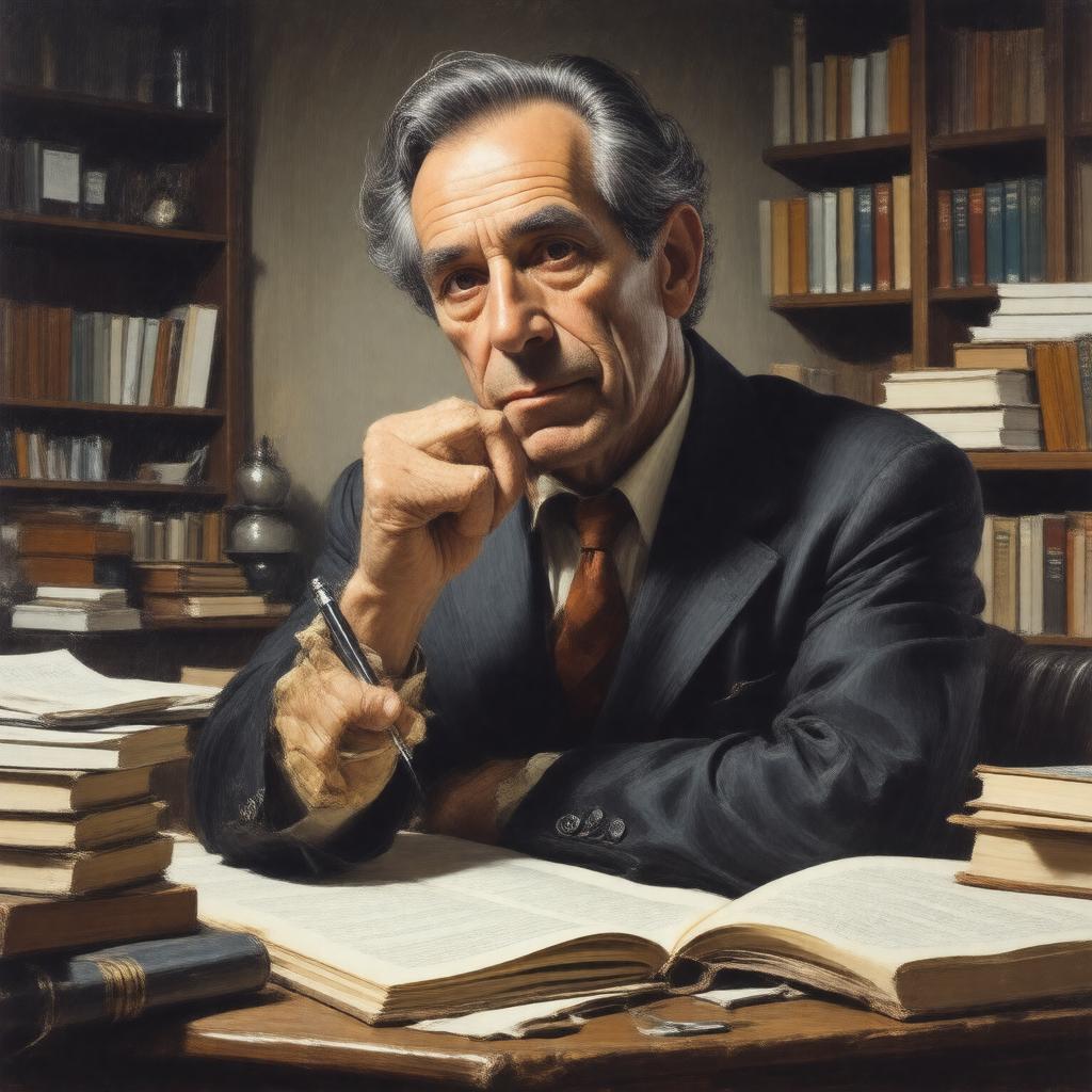 AI-created image of Philip Roth