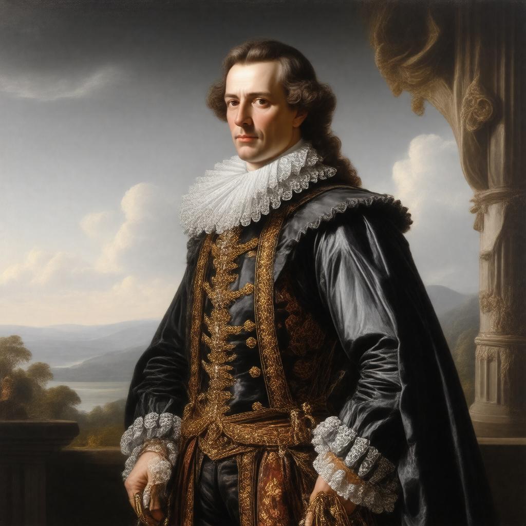 Click to view larger image AI-created image of Philip Sidney, 3rd Earl of Leicester