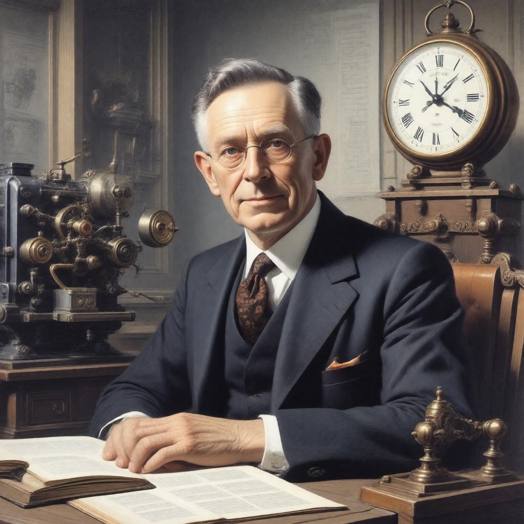 AI-created image of Philip Woodward