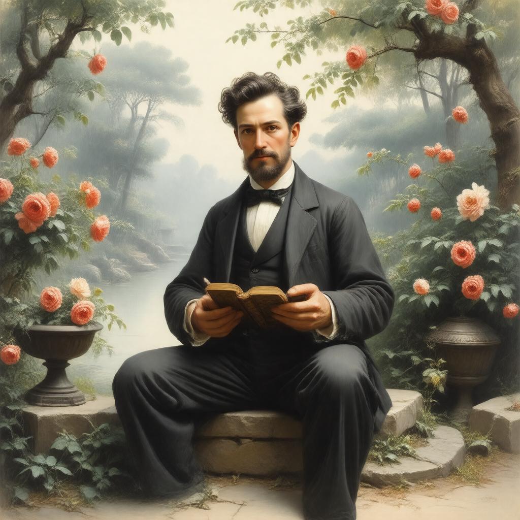 AI-created image of Philipp Franz von Siebold