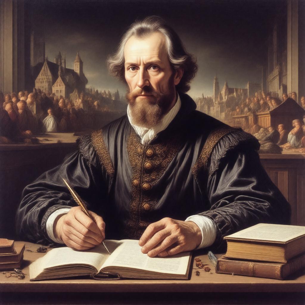 AI-created image of Philipp Melanchthon