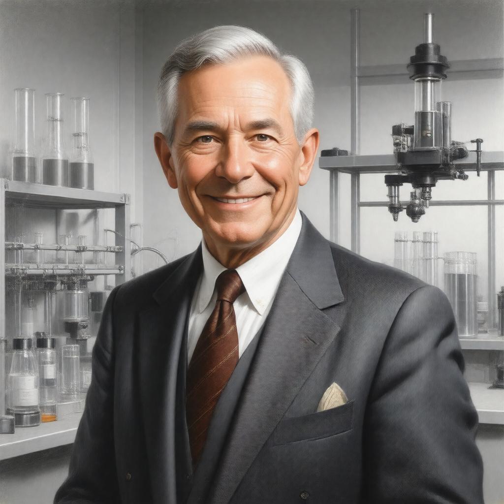 AI-created image of Phillip Sharp