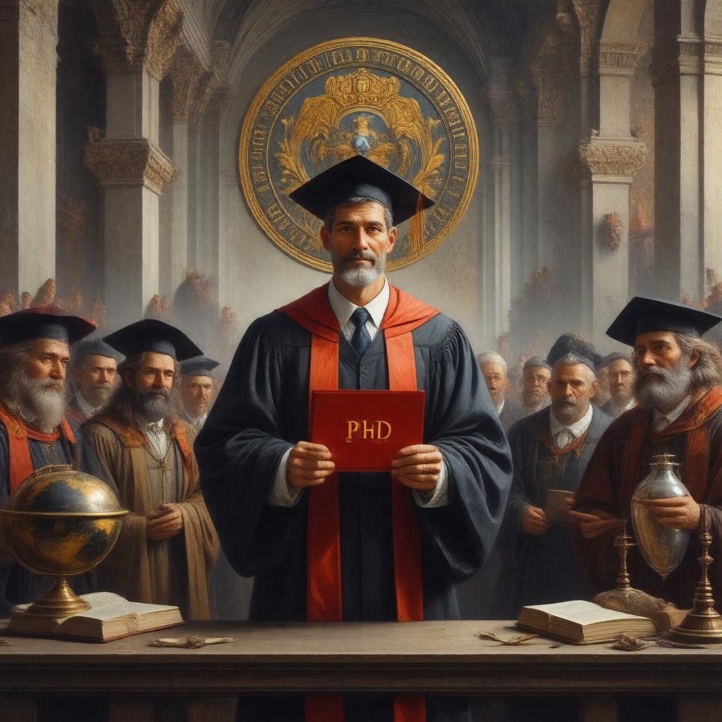 AI-created image of Philosophiae Doctor
