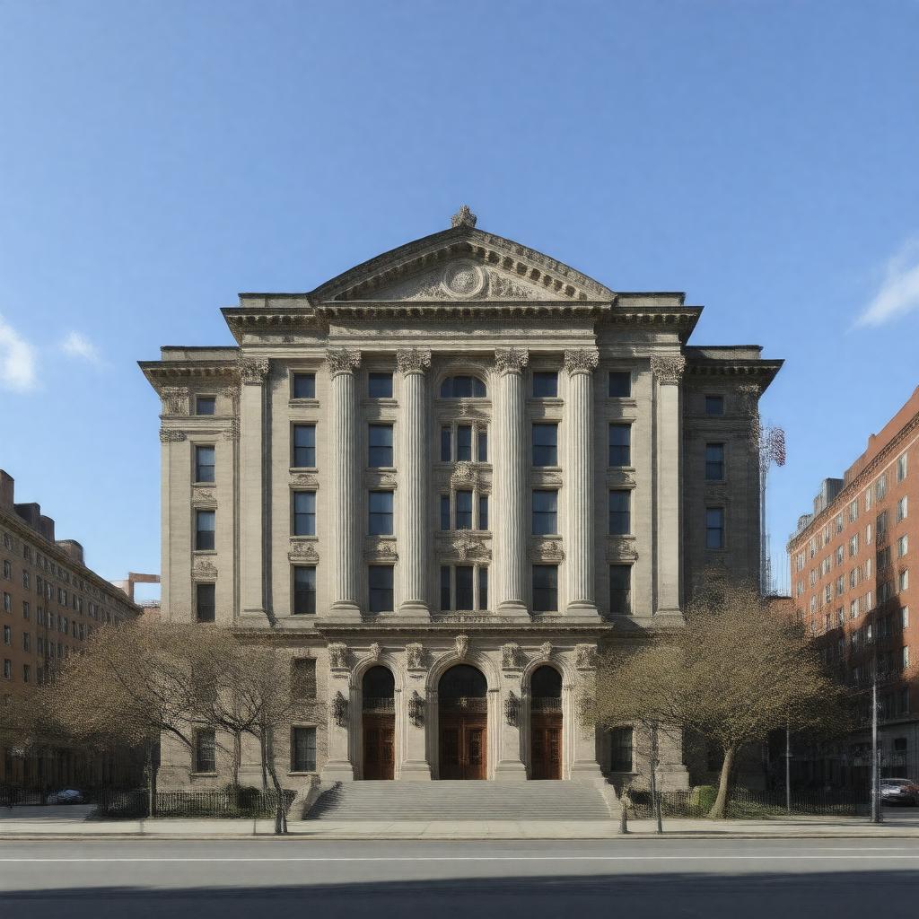 AI-created image of Philosophy Hall