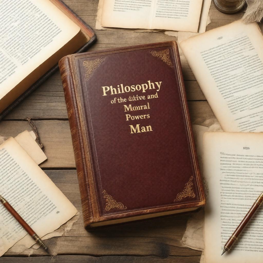 Click to view larger image AI-created image of Philosophy of the Active and Moral Powers of Man