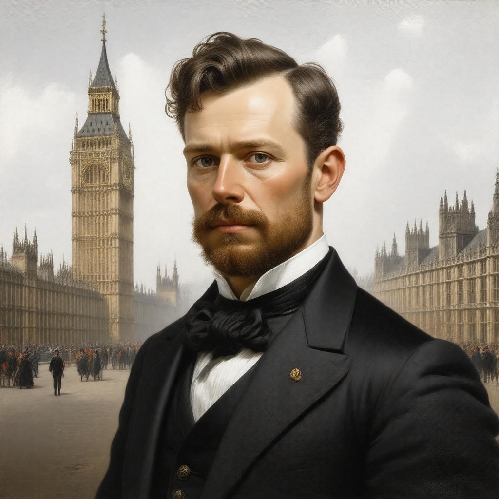 AI-created image of Phineas Finn