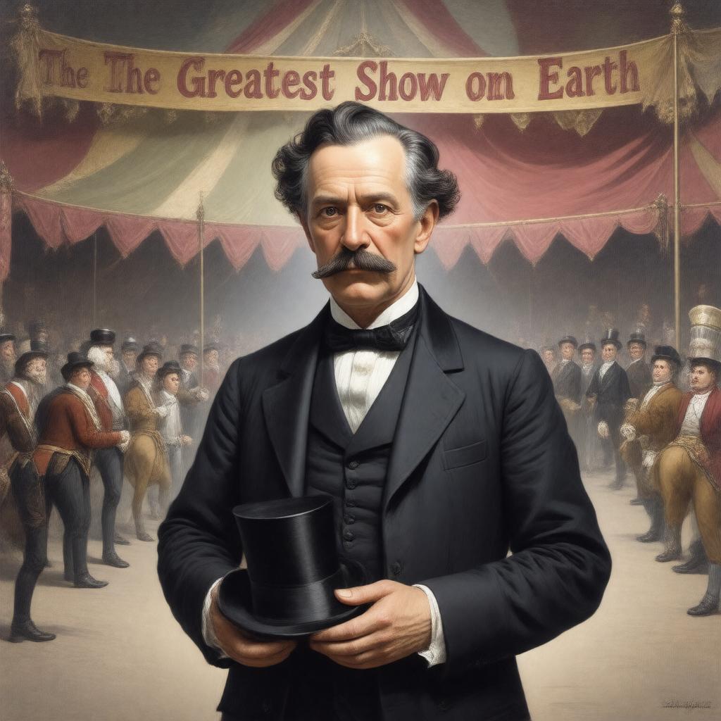 AI-created image of Phineas Taylor Barnum