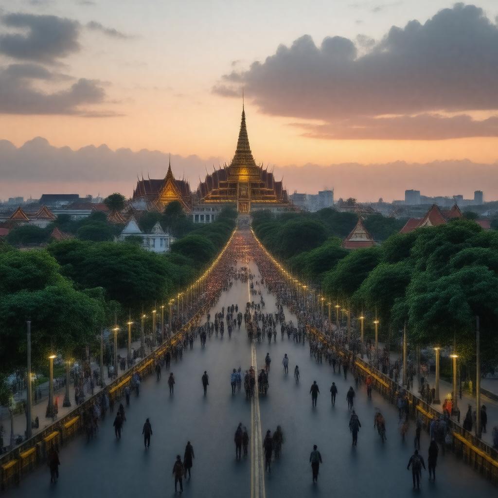 AI-created image of Phnom Penh