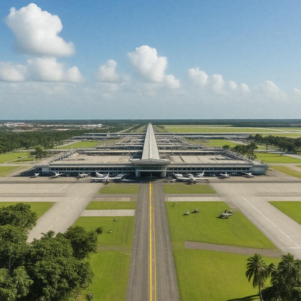 AI-created image of Phnom Penh International Airport