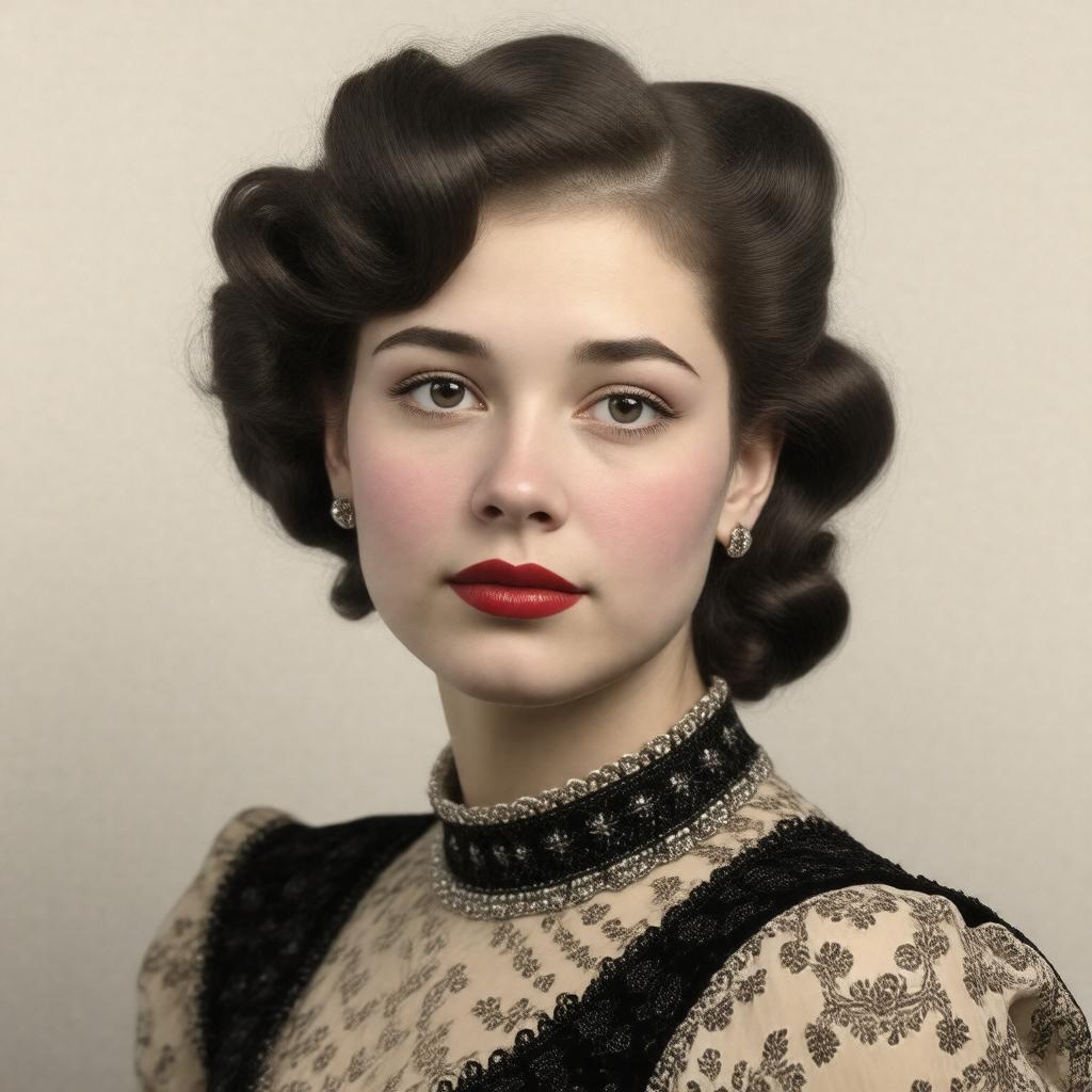 Click to view larger image AI-created image of Phoebe Clara Davis