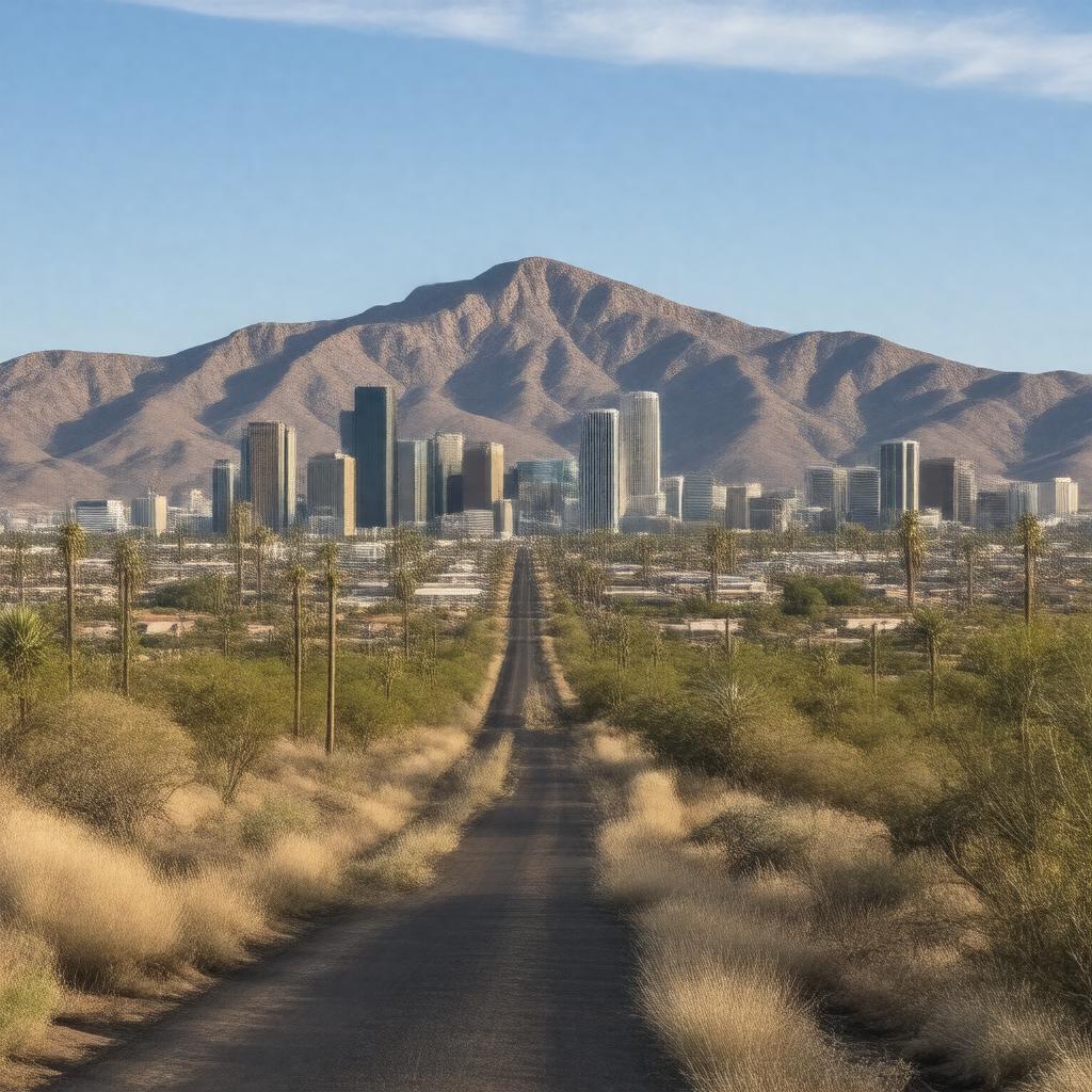 AI-created image of Phoenix, Arizona