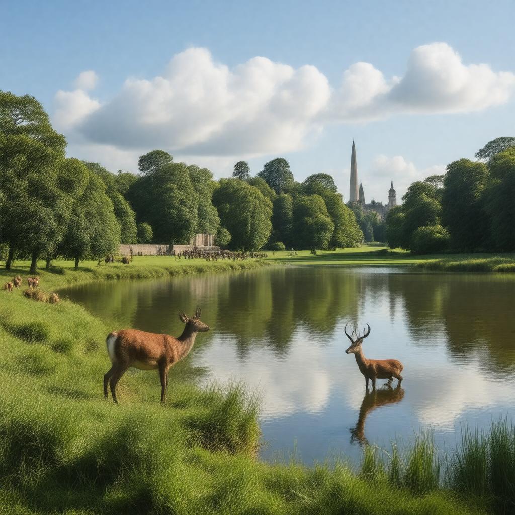 AI-created image of Phoenix Park