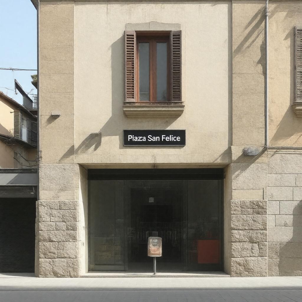 AI-created image of Piazza San Felice, 8, Florence