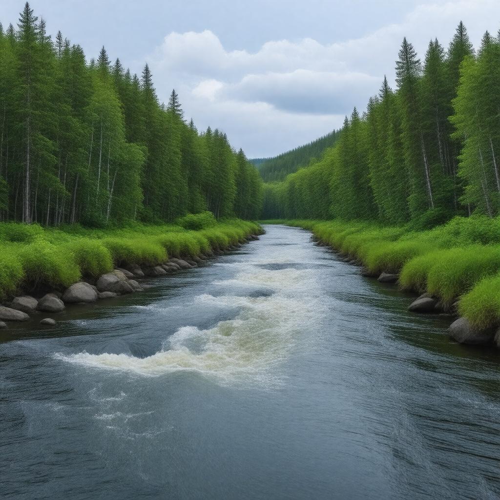 AI-created image of Pic River