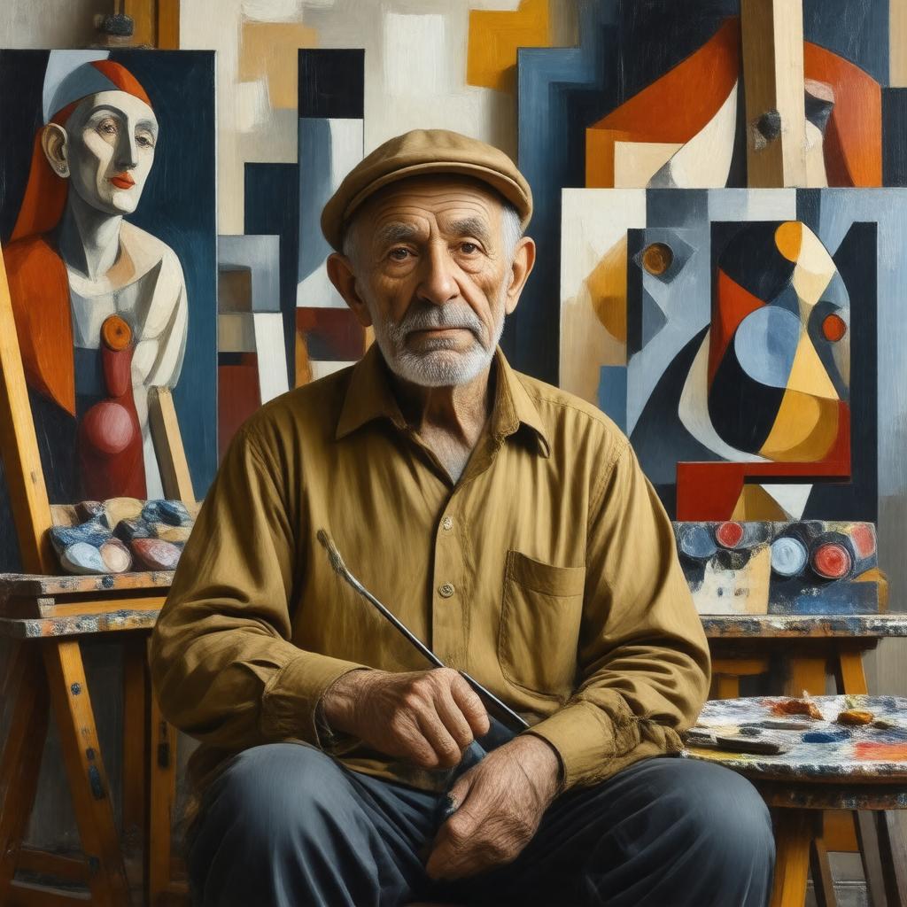 AI-created image of Picasso