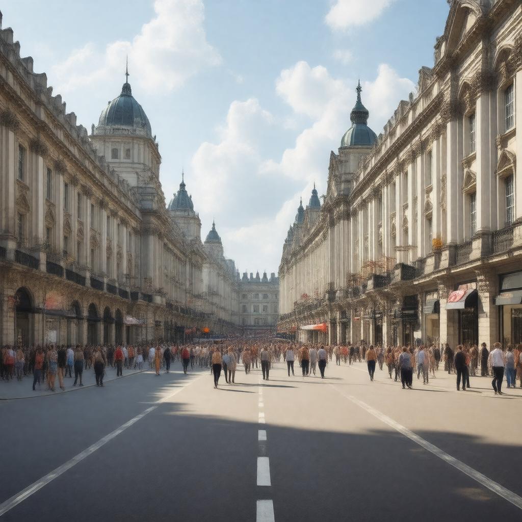 AI-created image of Piccadilly, London