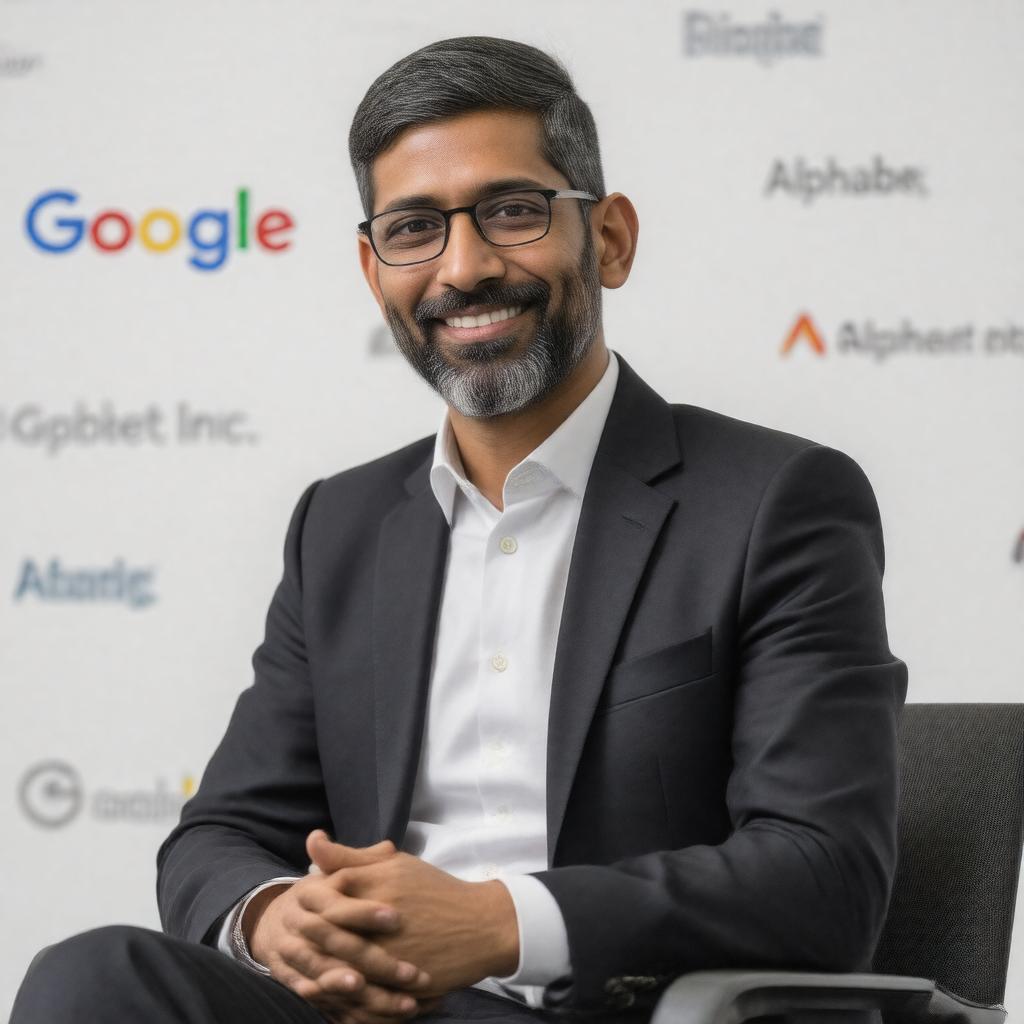 AI-created image of Pichai Sundararajan