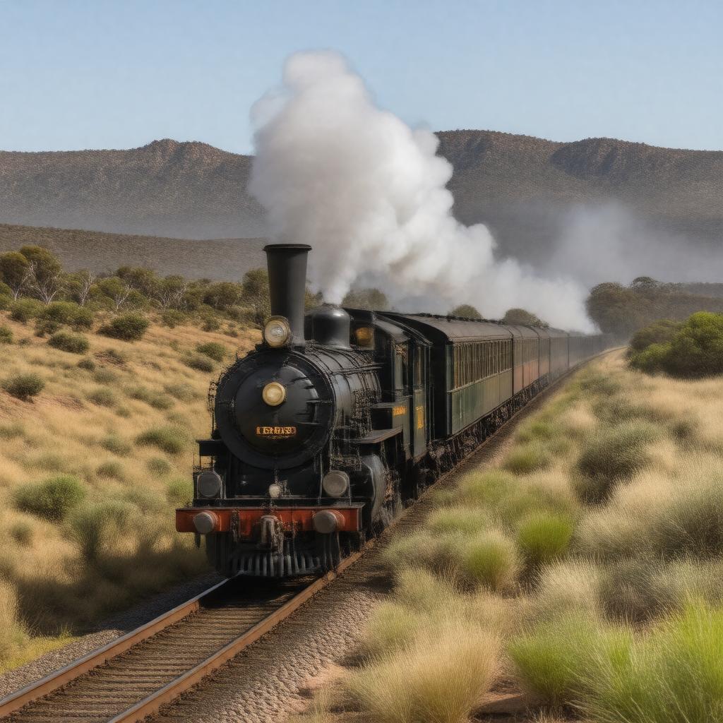 AI-created image of Pichi Richi Railway