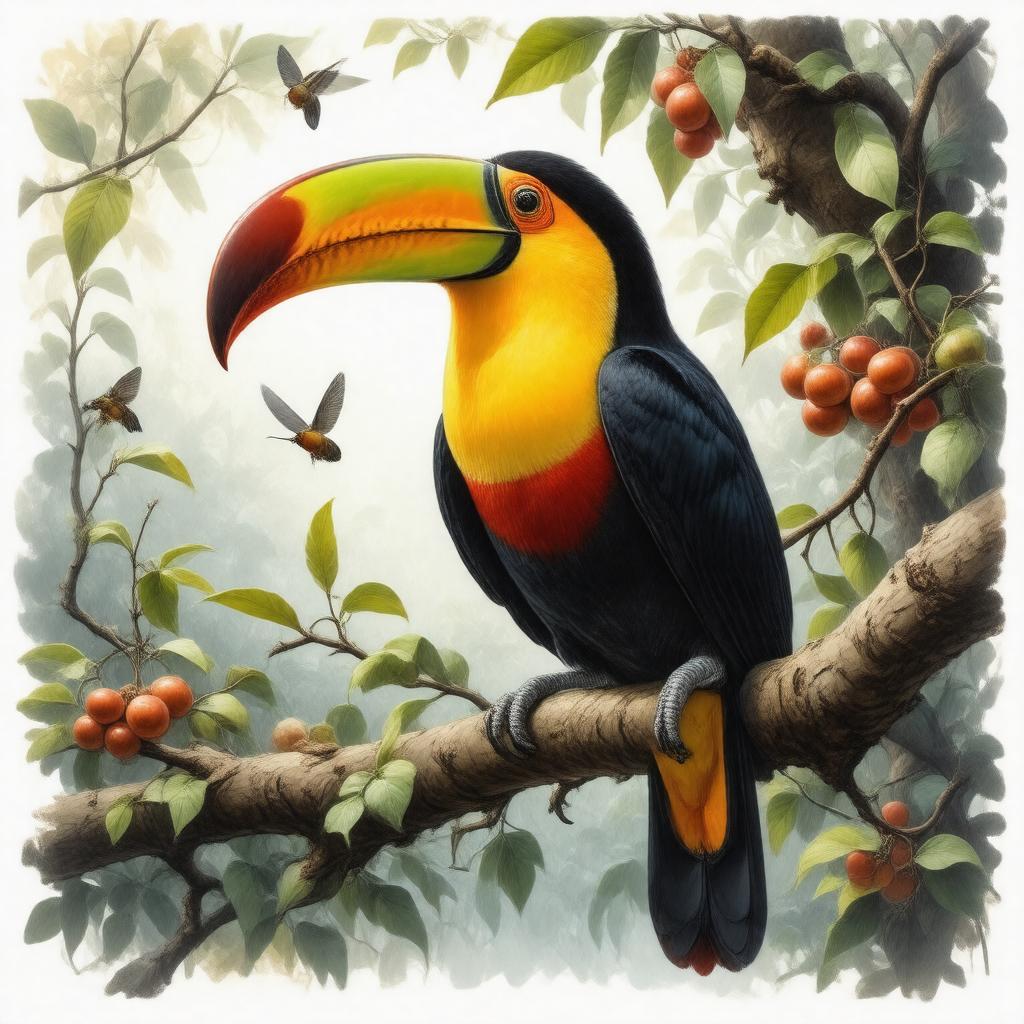 Click to view larger image AI-created image of Piciformes