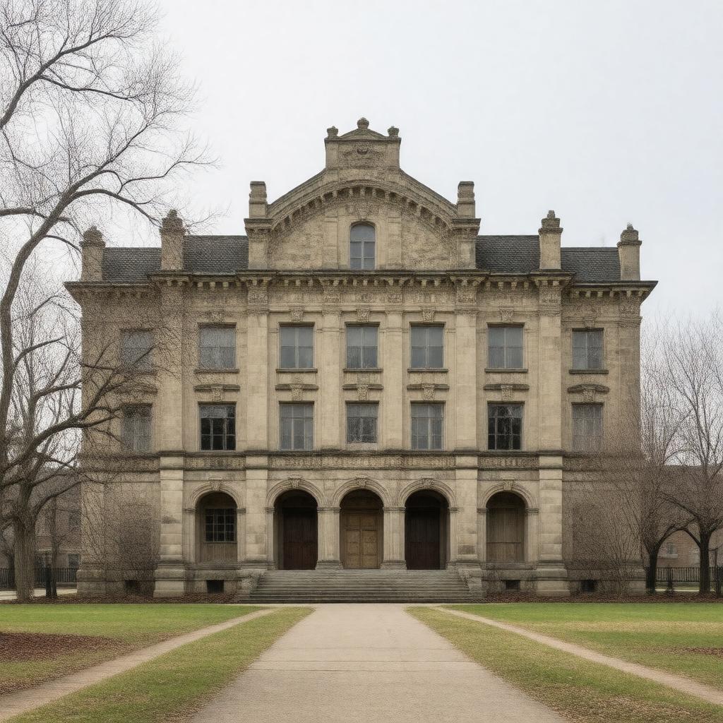 AI-created image of Pickard Hall