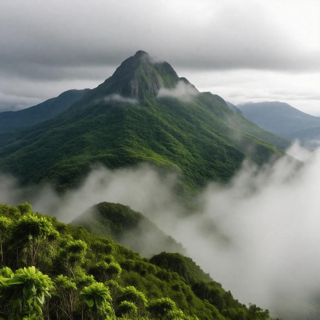 AI-created image of Pico da Neblina