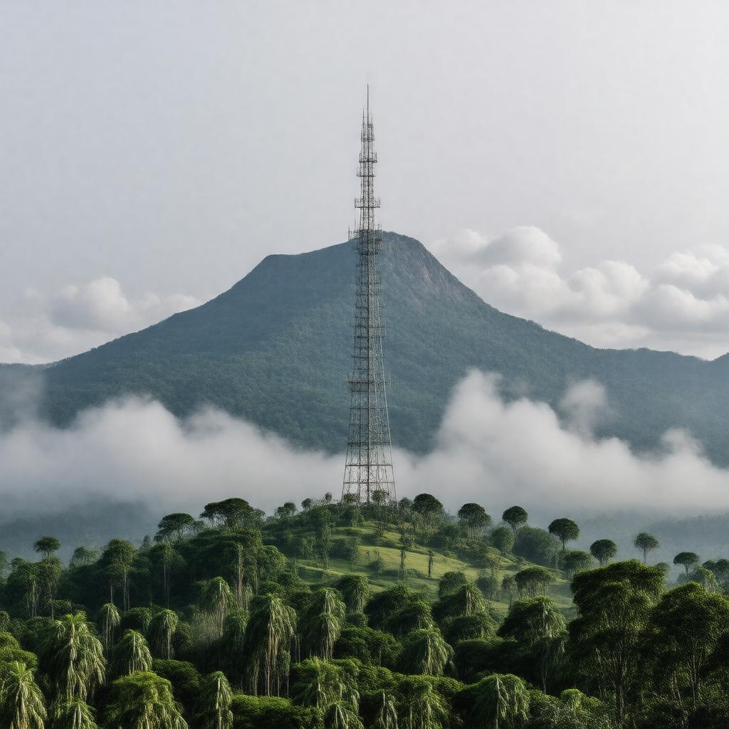 AI-created image of Pidurutalagala