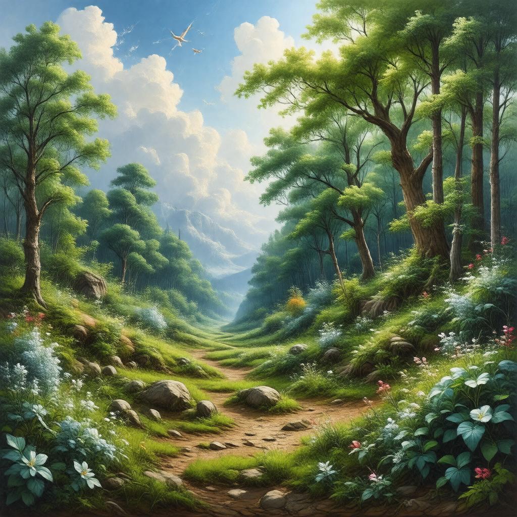 Click to view larger image AI-created image of Pied Beauty